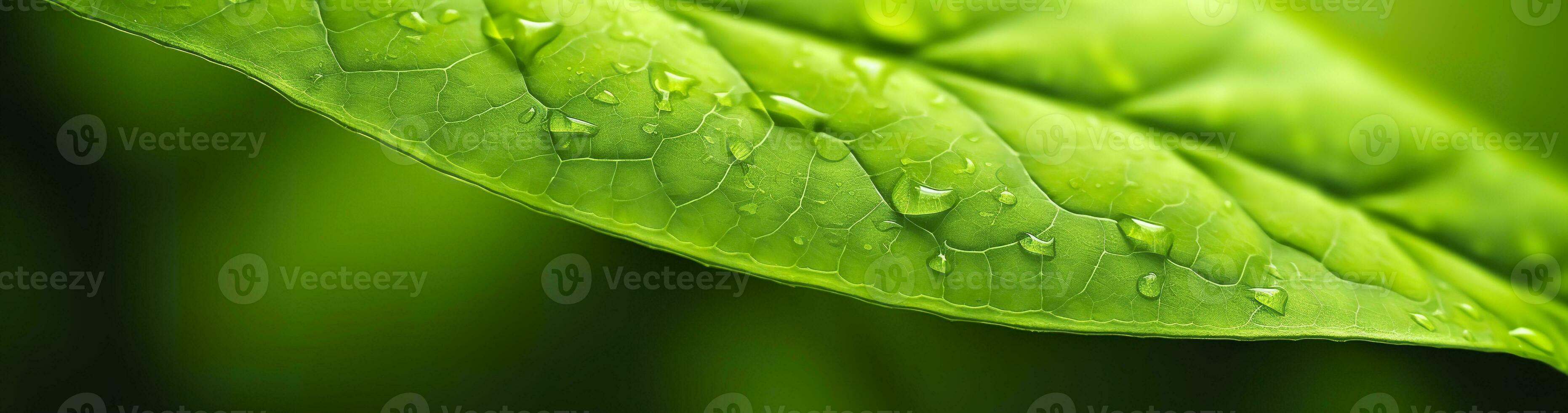 ai generado verde hoja naturaleza antecedentes. ai generado foto