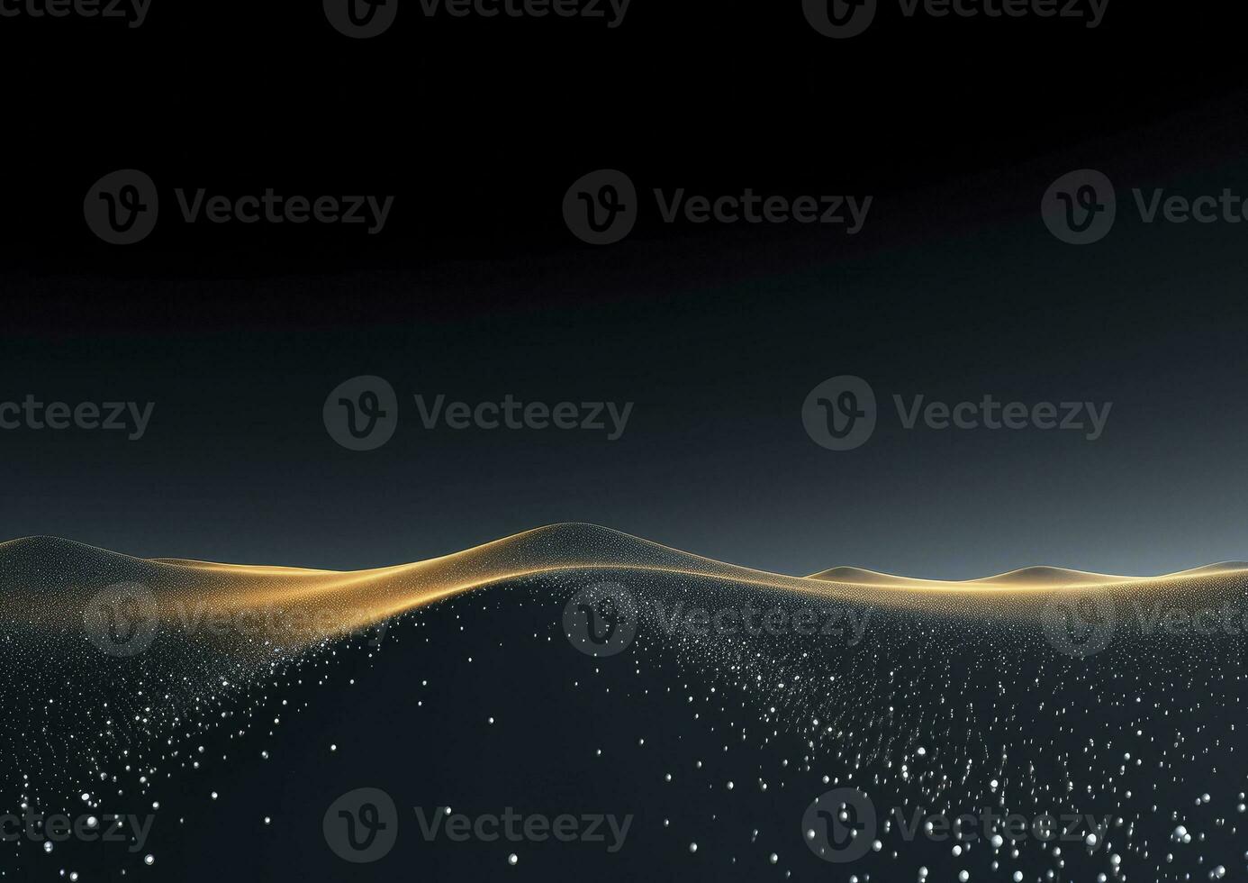 AI generated Abstract Particle Background. AI Generated. photo