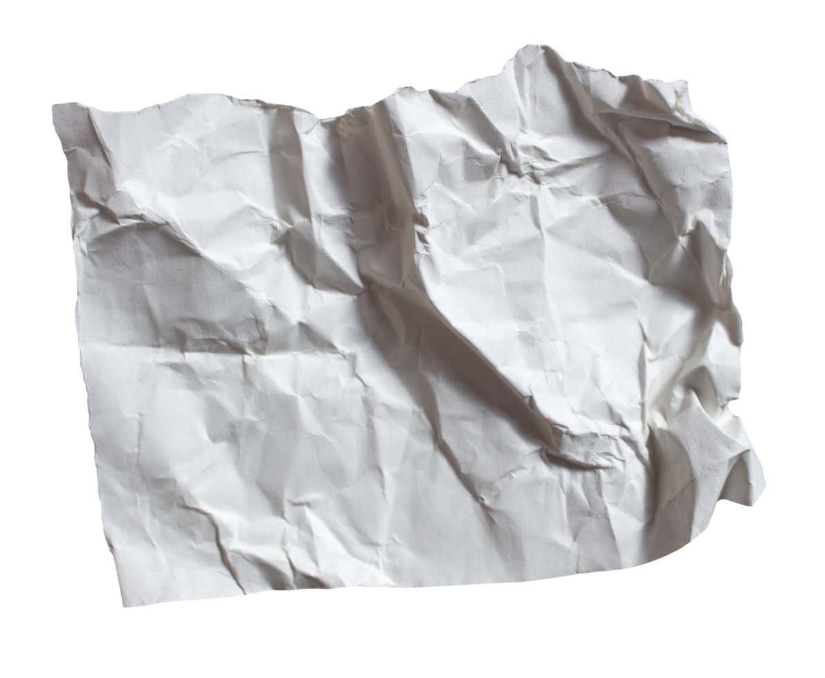 Ripped paper on transparent background. Torn paper. png