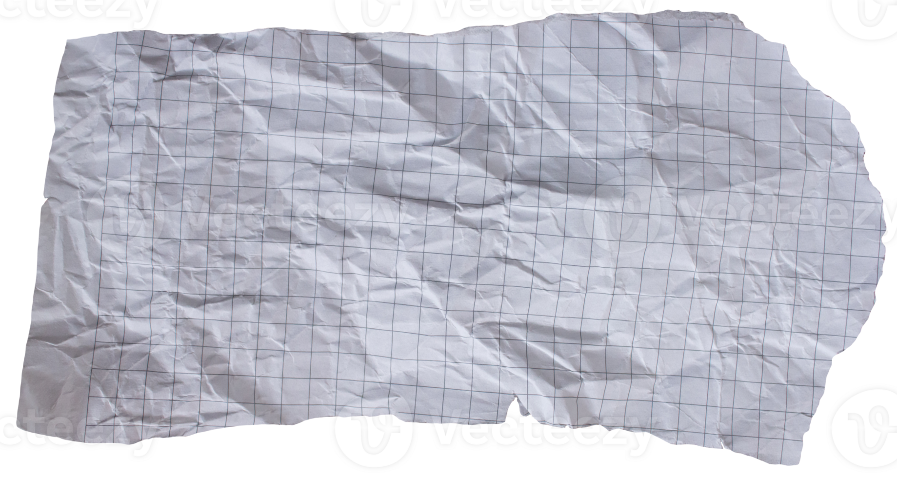Ripped paper on transparent background. Torn paper. png