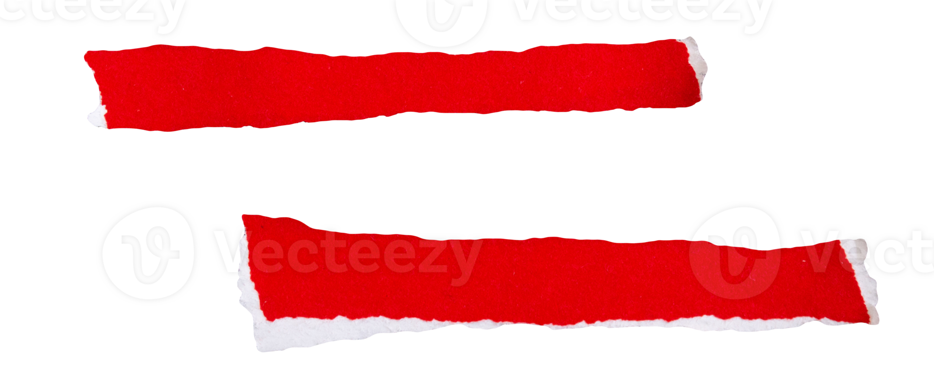 Ripped paper on transparent background. Torn paper. png