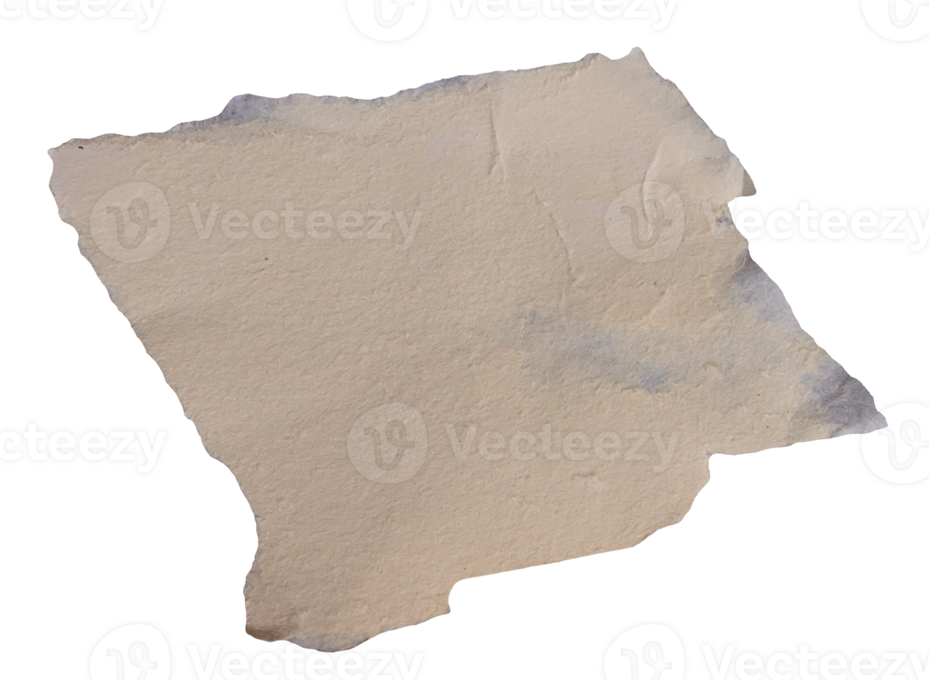 Ripped paper on transparent background. Torn paper. png