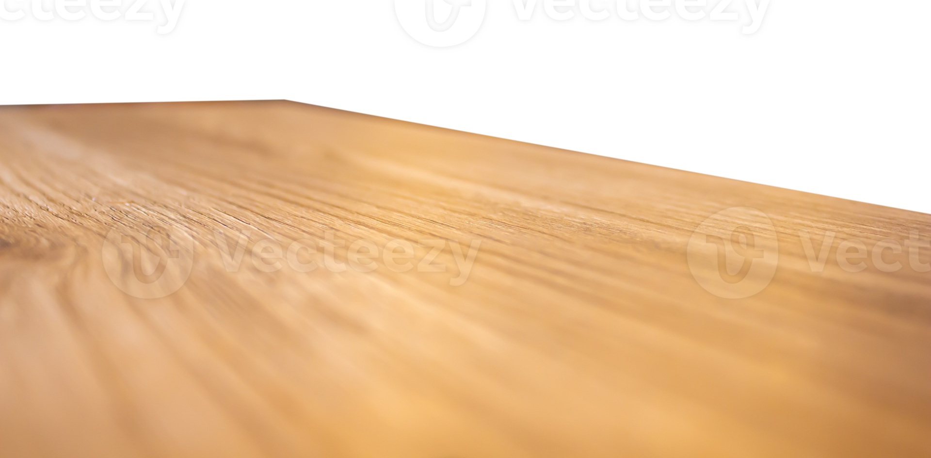 Blank wooden table on transparent background png