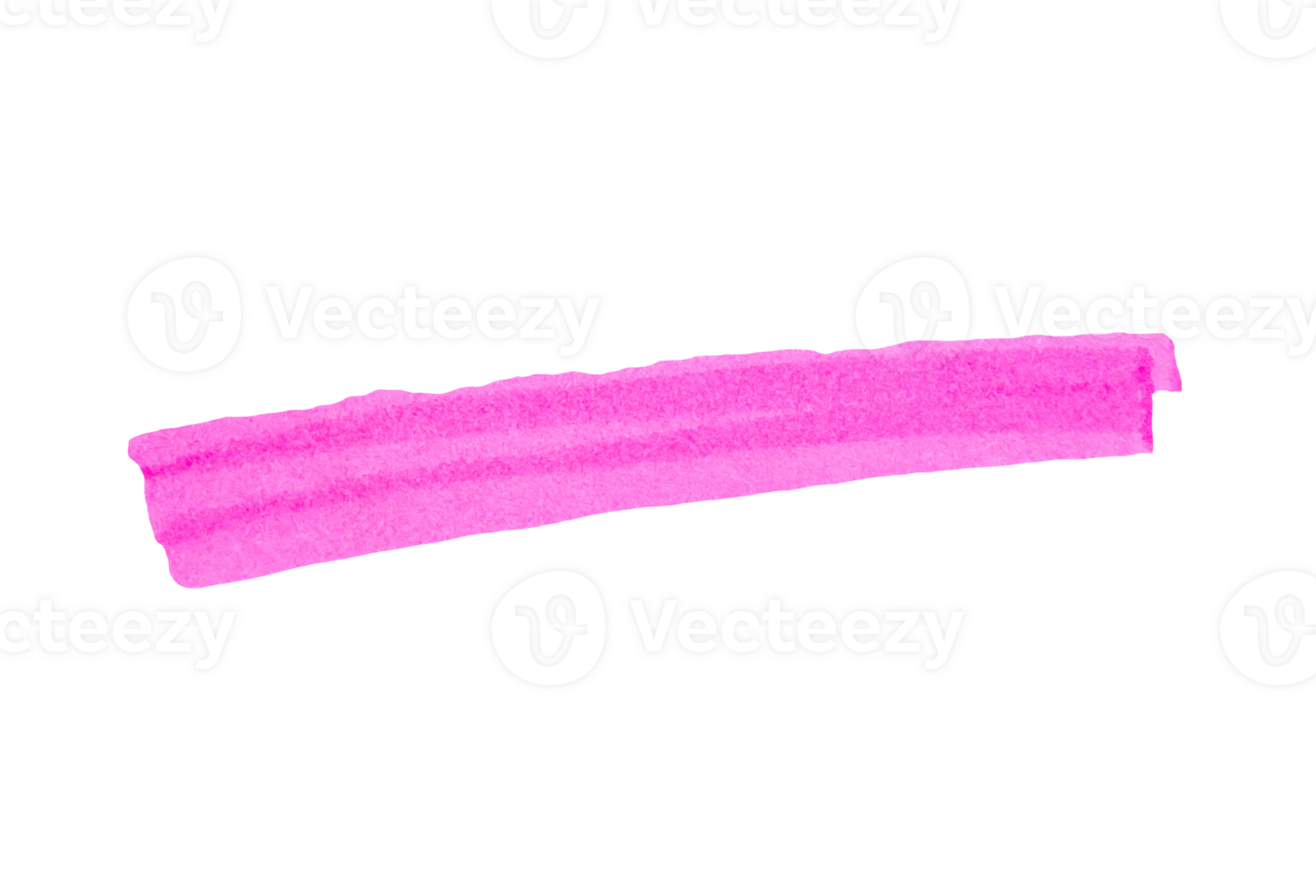 Pink stroke drawn with marker on transparent background png