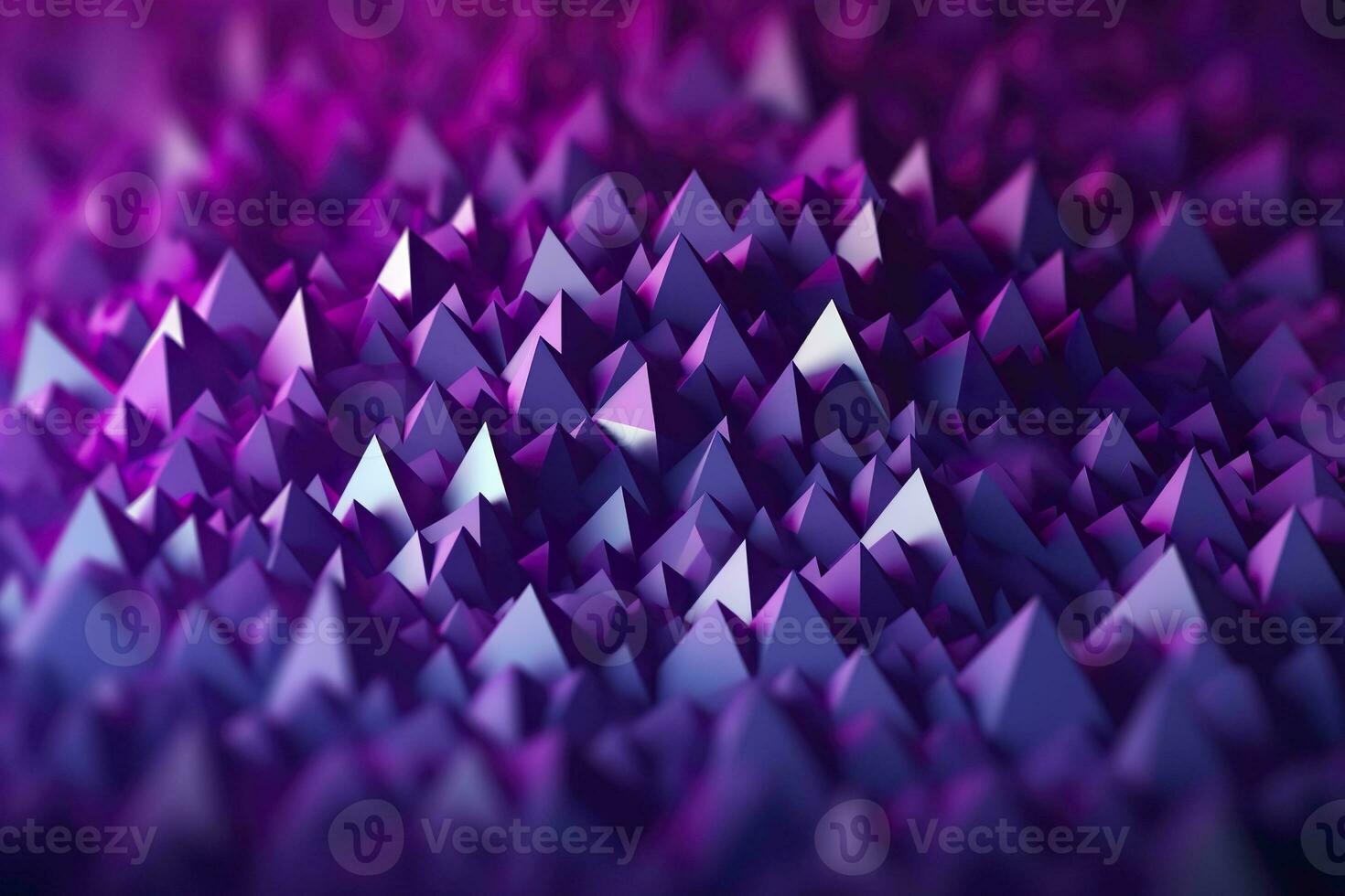 AI generated Purple Gradient Abstract Illustration. 3D triangle Background. Computer Art Design Template. AI Generative photo