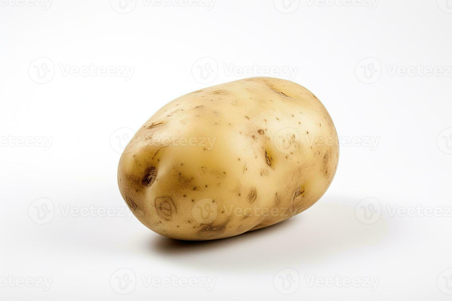 AI generated Potato isolated on white background. AI Generated photo