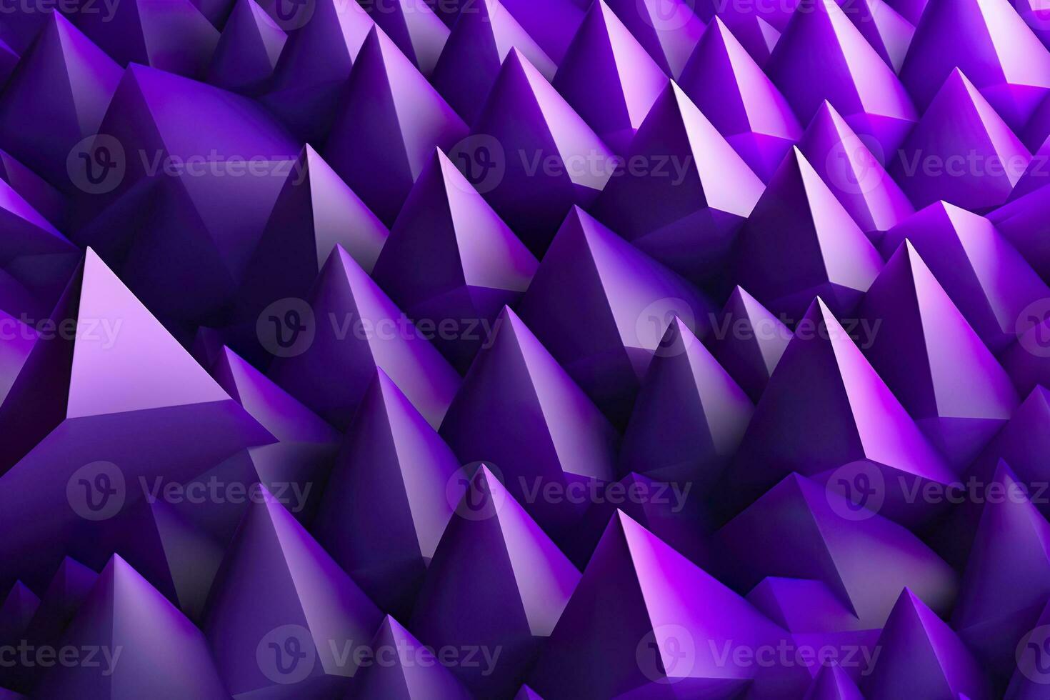 AI generated Purple Gradient Abstract Illustration. 3D triangle Background. Computer Art Design Template. AI Generative photo