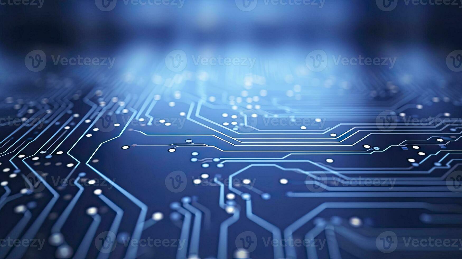 AI generated Circuit Board Background. Computer, Data, Technology, Artificial Intelligence. AI Generated photo