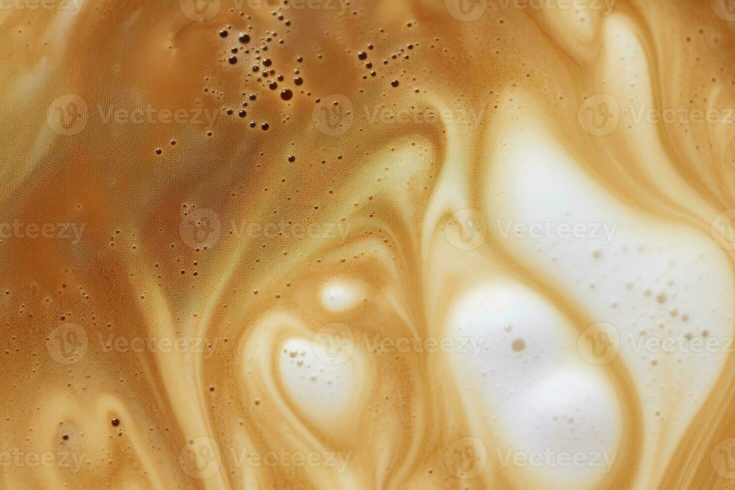 AI generated Coffee foam texture. AI Generated photo