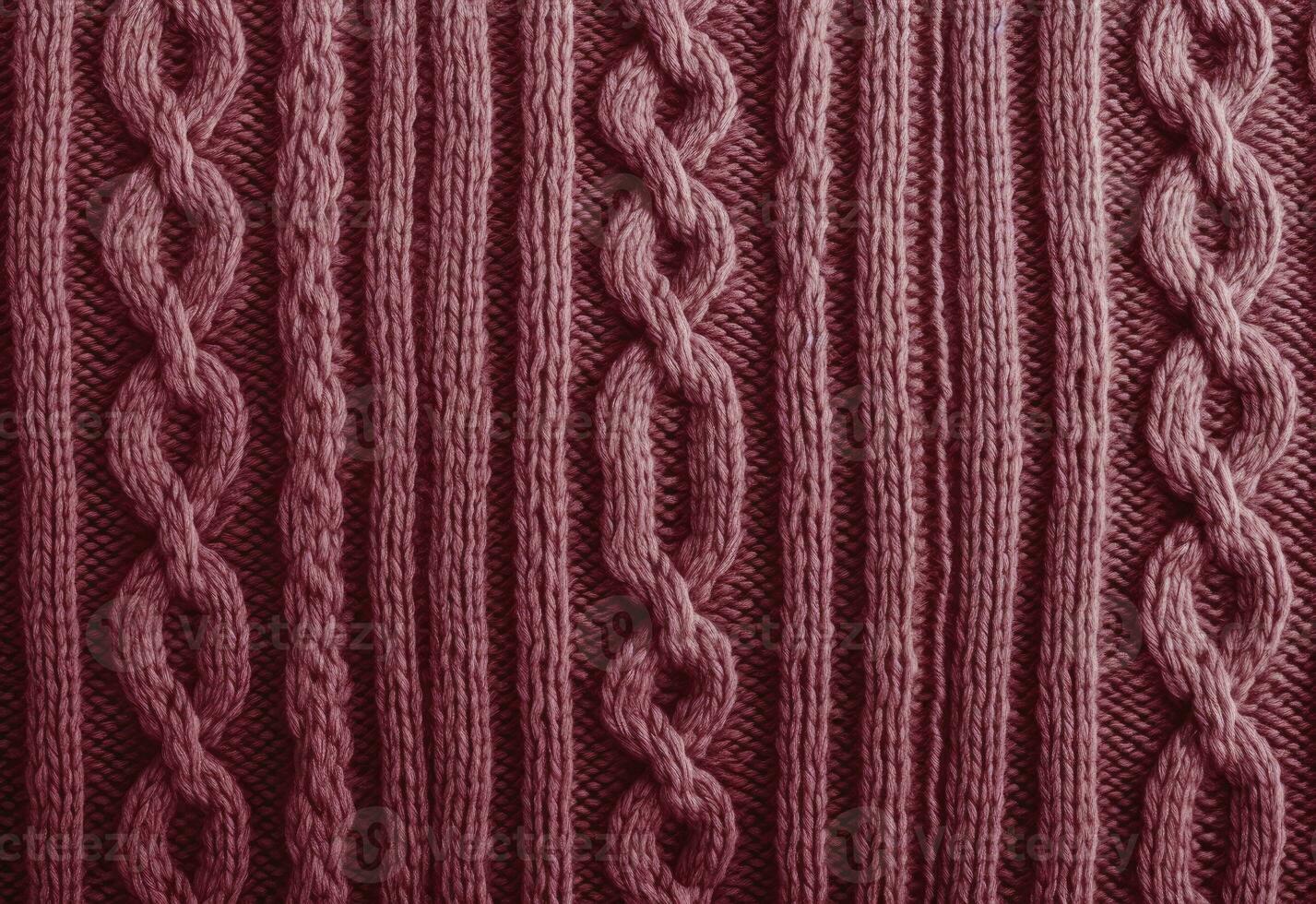 AI generated Knitted sweater texture, background with copy space. AI Generated photo