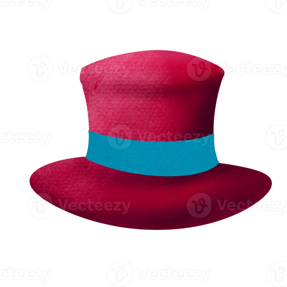 The fancy hat png image for party or fashion concept