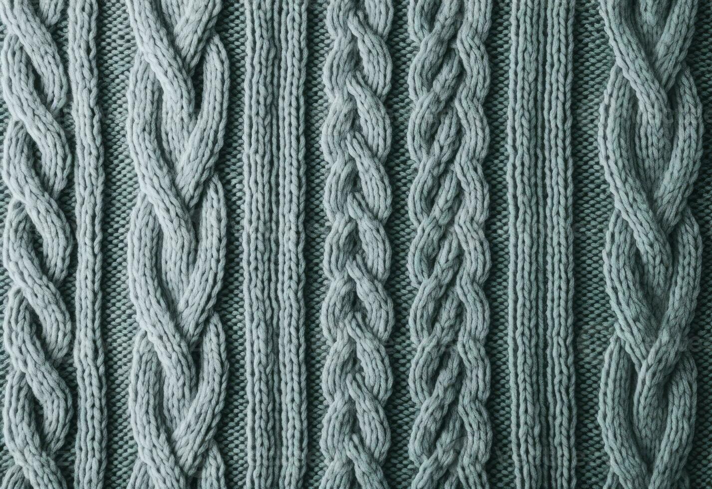 AI generated Knitted sweater texture, background with copy space. AI Generated photo