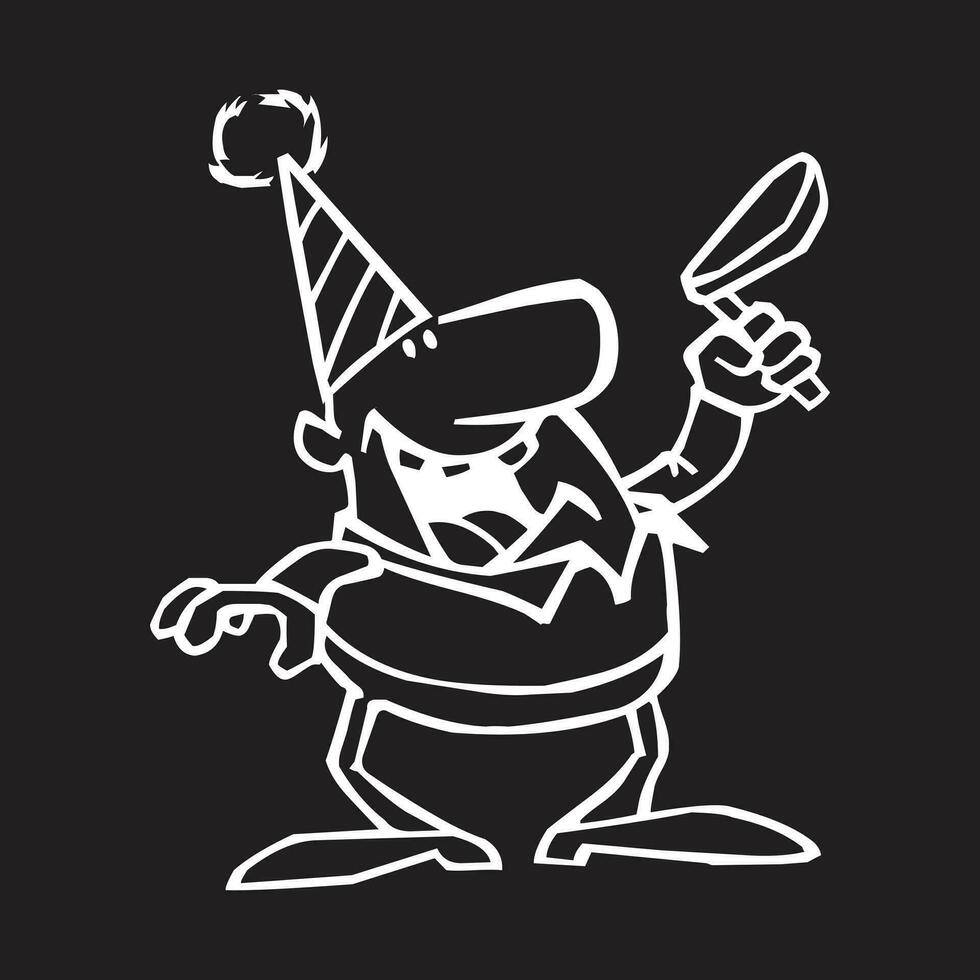 Human Party Silhouette Vector