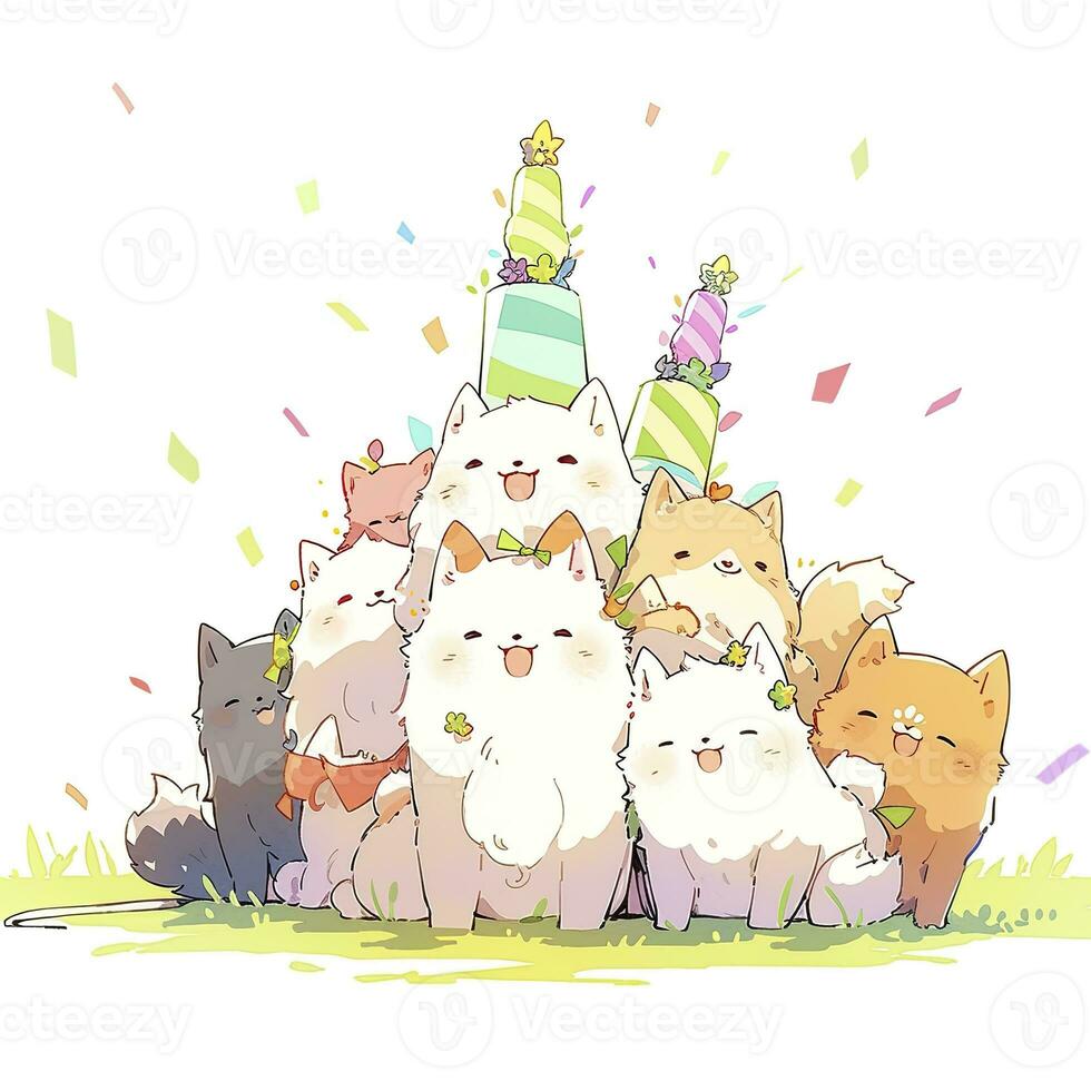 Ai Generated Happy Animals White Background Ai Generated 35971937 Stock Photo At Vecteezy Ai Generated Happy Animals White Background Ai Generated 35971937 Stock Photo At Vecteezy