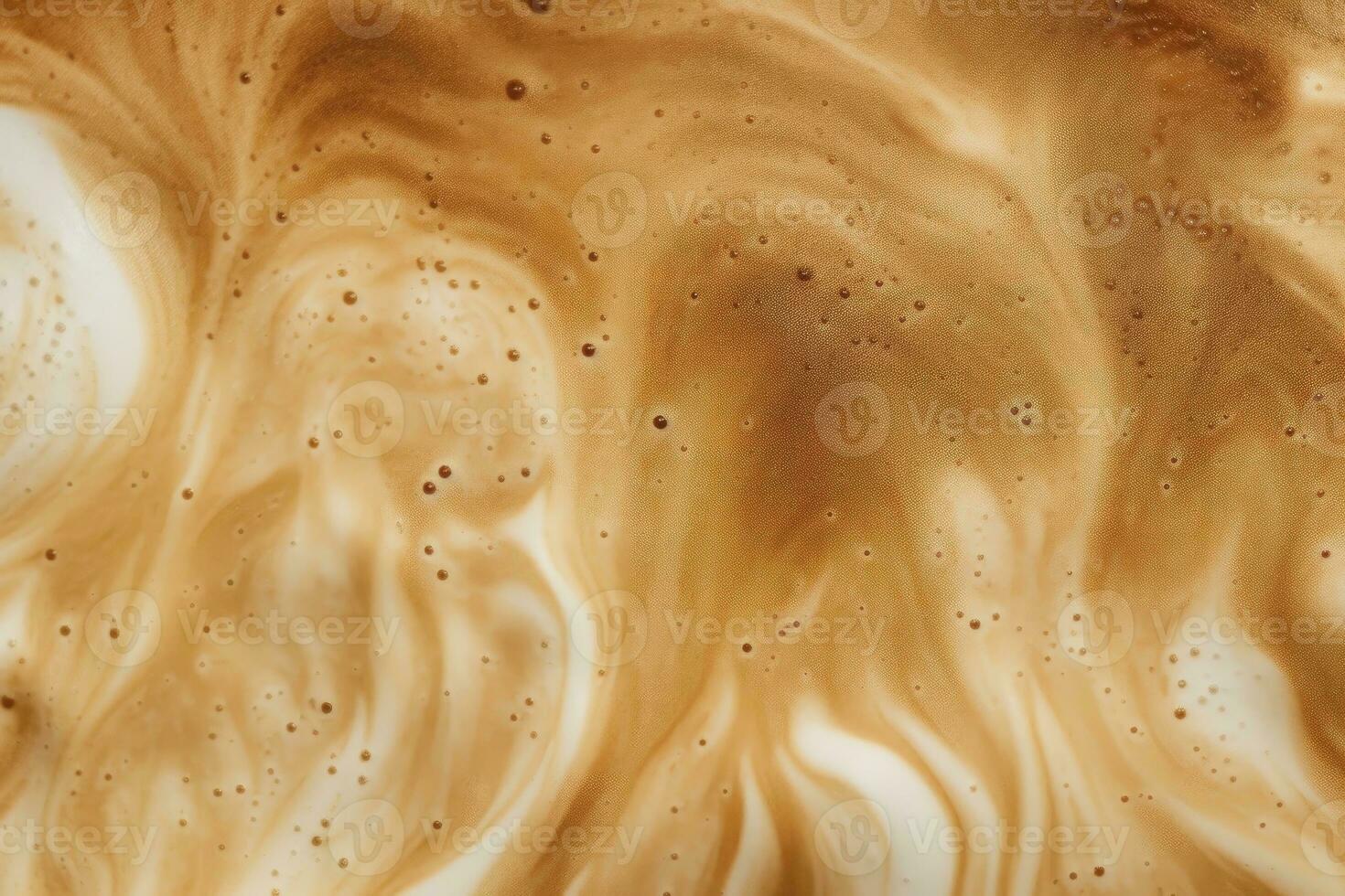 AI generated Coffee foam texture. AI Generated photo