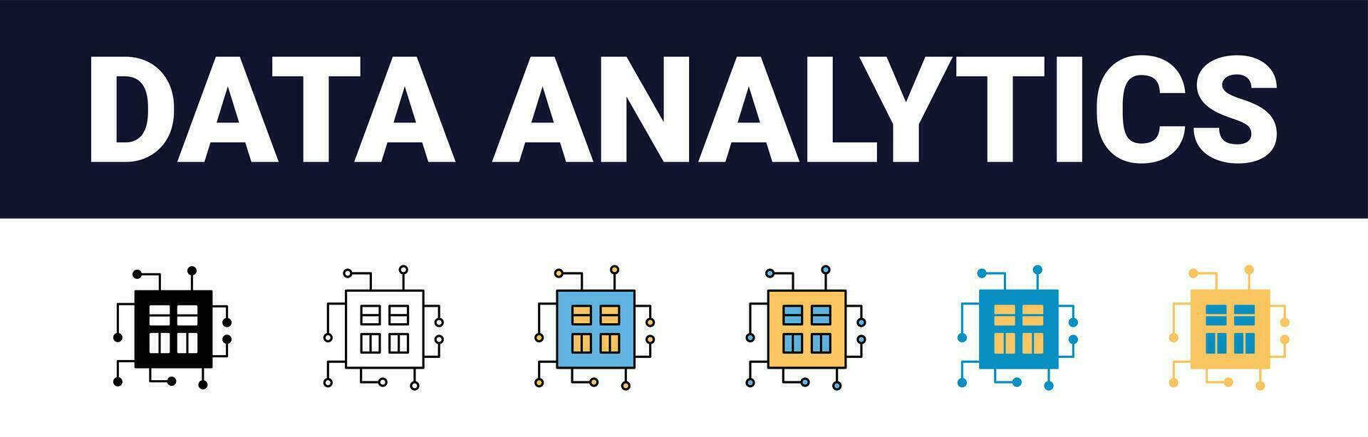 precisión perspectivas simplificado web íconos para datos análisis, Estadísticas, y analítica minimalista describir, negro y color llenar colección en vector ilustración. calculadora, datos, base de datos,