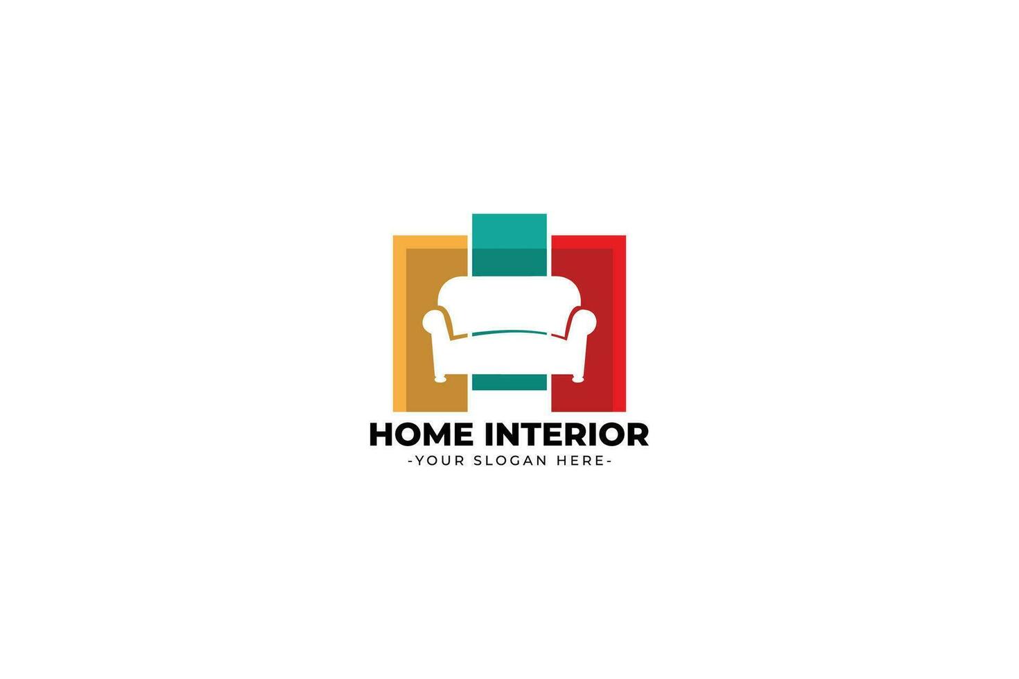 furniture logo design illustration vector