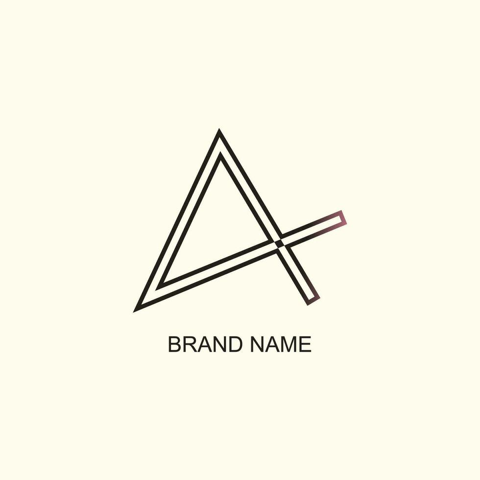 A abstract logo design vector