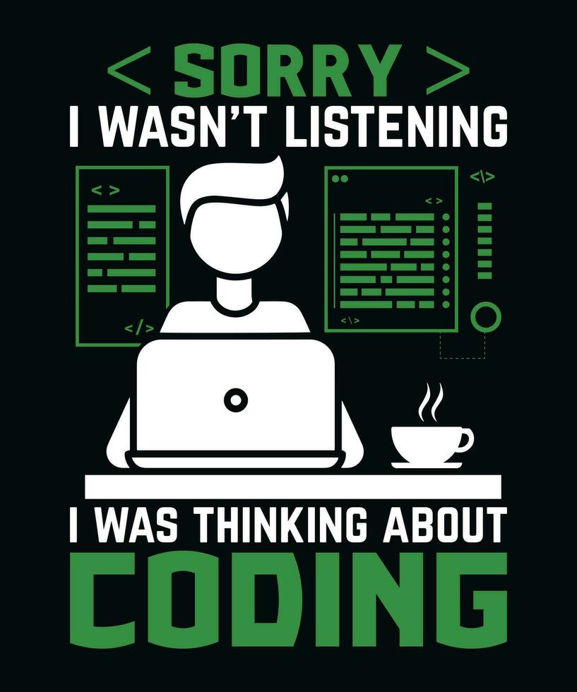 Programmer T Shirt Design vector