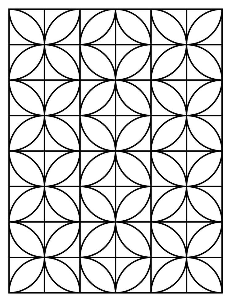 Simple coloring pages for kids vector