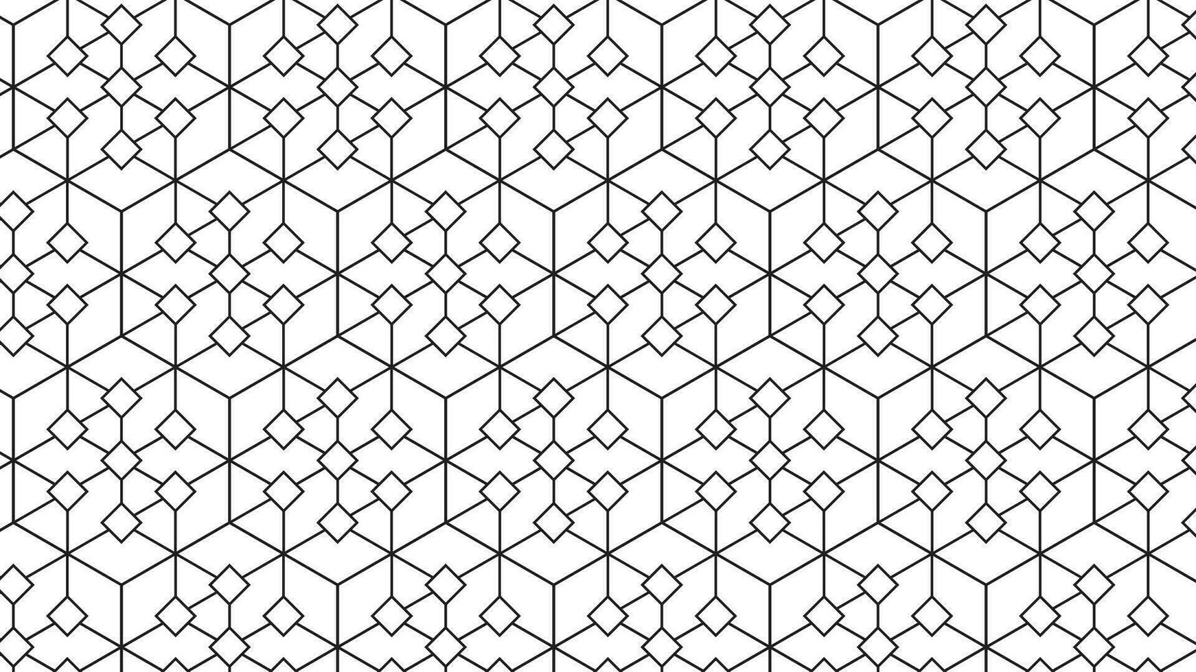 resumen geométrico sin costura tela, textil modelo antecedentes vector