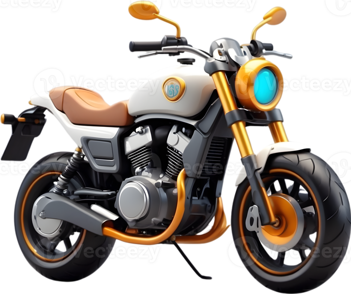 ai généré moto modèle icône png