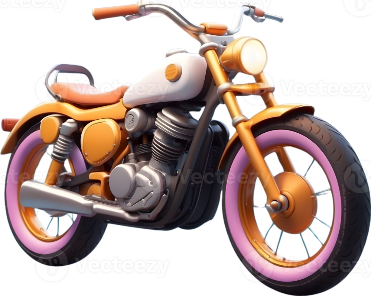 AI generated realistic motorcycle model png