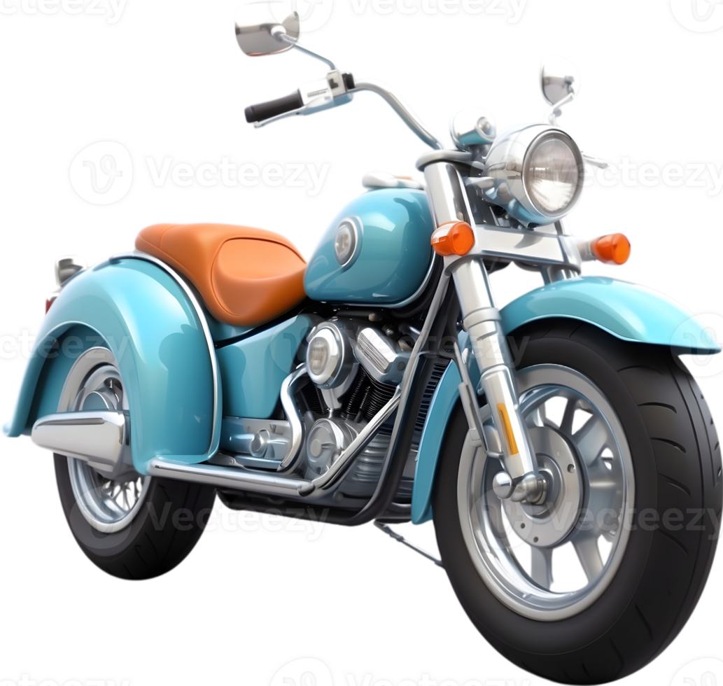 AI generated realistic motorcycle model png