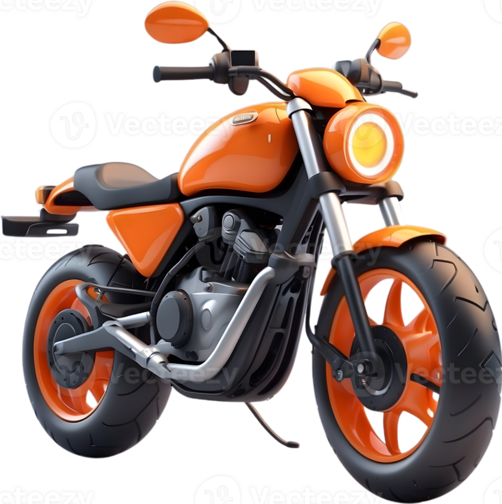 ai generato realistico motociclo modello png