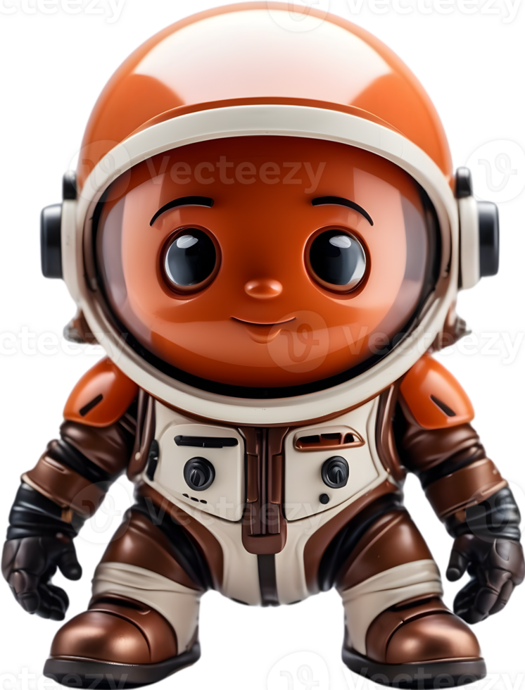 AI generated a robot in space suit png