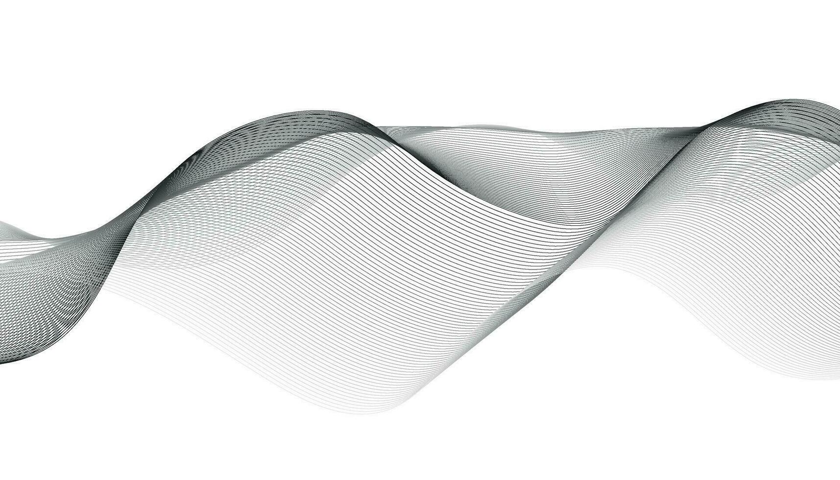 abstract background with lines. modern wavy stripes on white background isolated. curved wavy line, smooth stripe. vector
