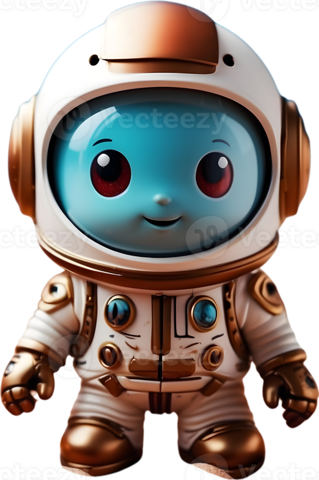 AI generated a robot in space suit png