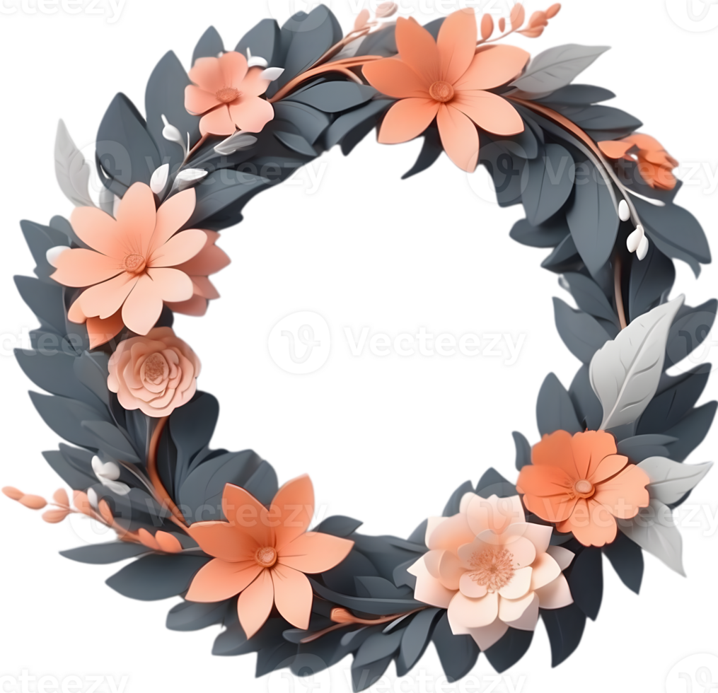 AI generated Premium holiday wreaths, elegant festive decor, sophisticated wreath designs, high-end Christmas ornaments, luxury winter celebration, exclusive holiday accessories, png