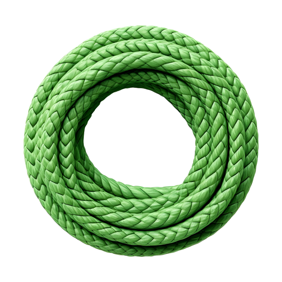 AI generated Colorful Round Rope on Transparent background Ai