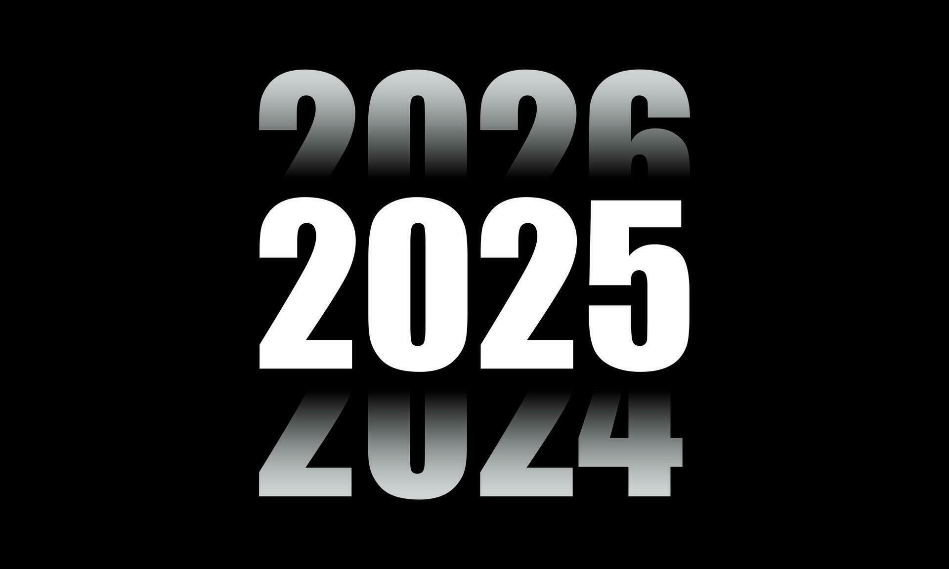 2025 number design template. 35975723 Vector Art at Vecteezy