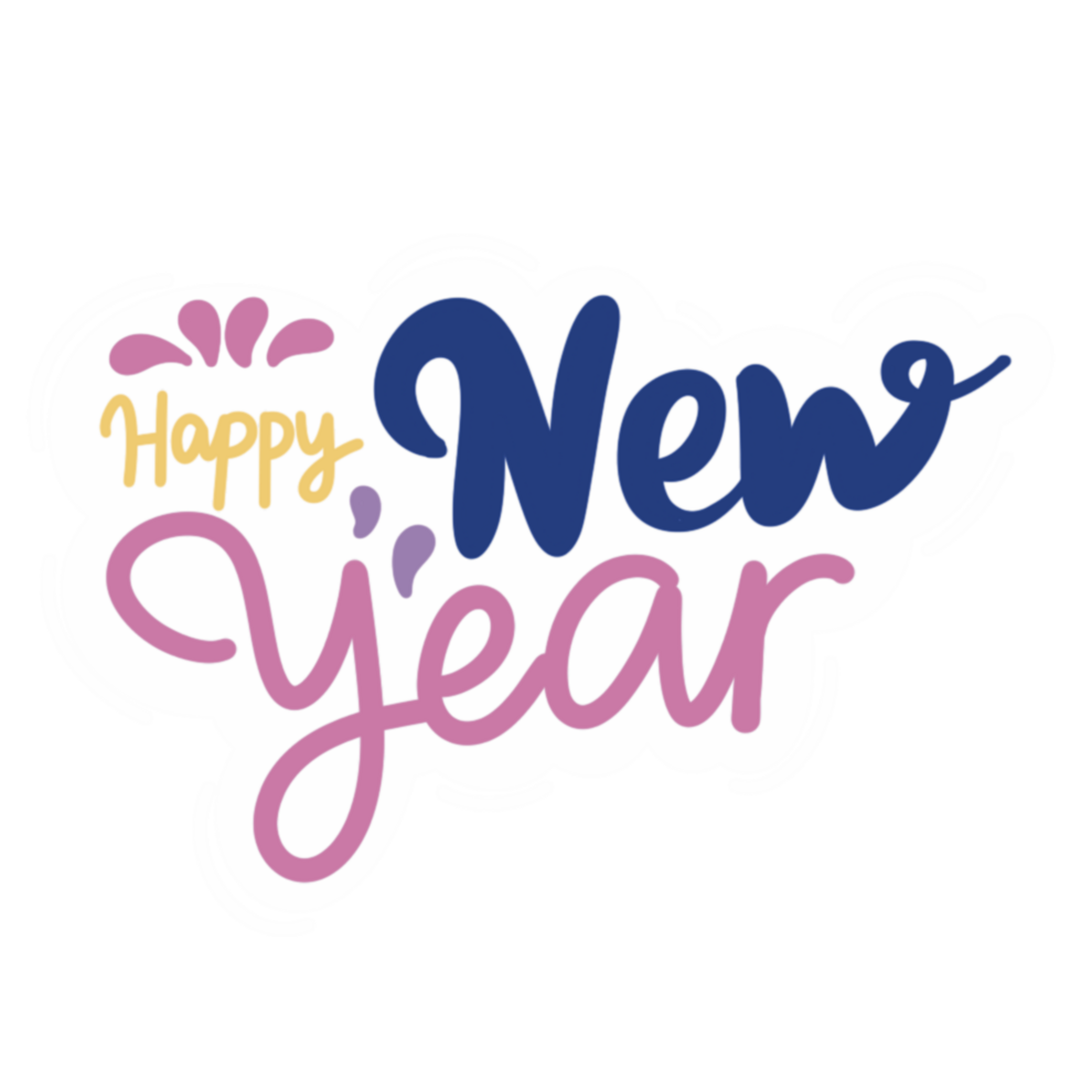 Happy new year png