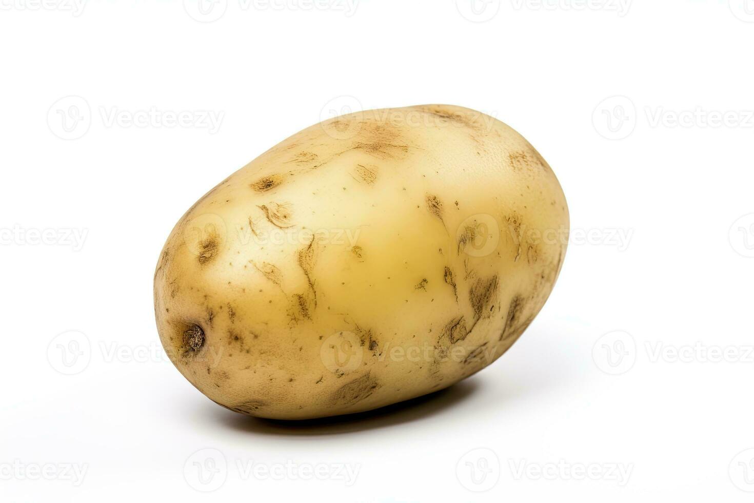 AI generated Potato isolated on white background. AI Generated photo