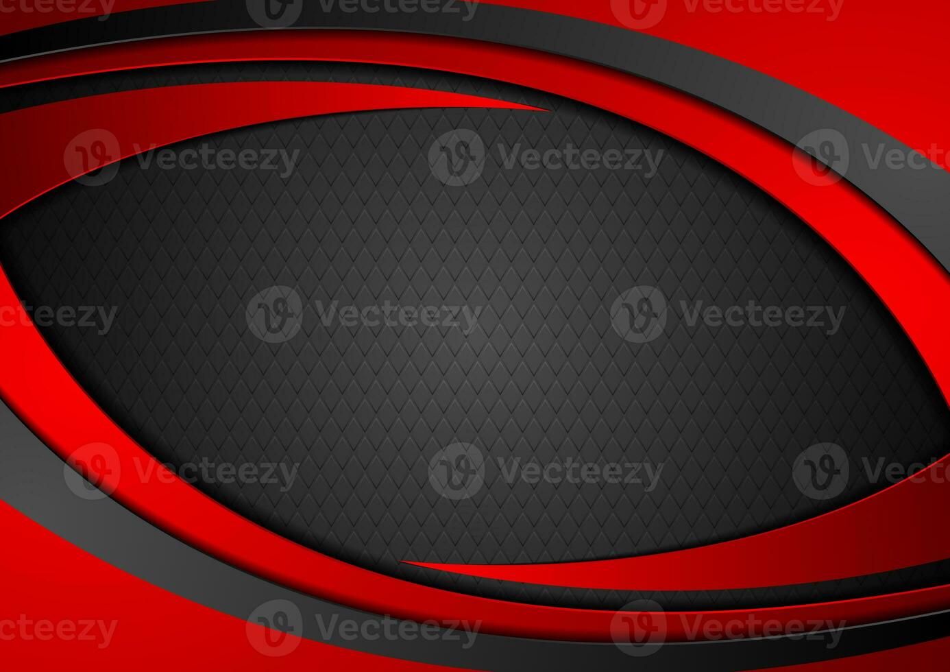 Red and black abstract wavy background photo