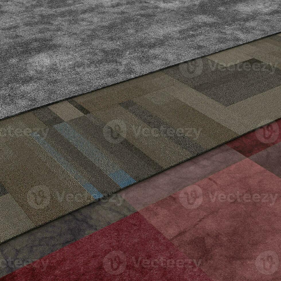 3d rendering of the office carpets photo