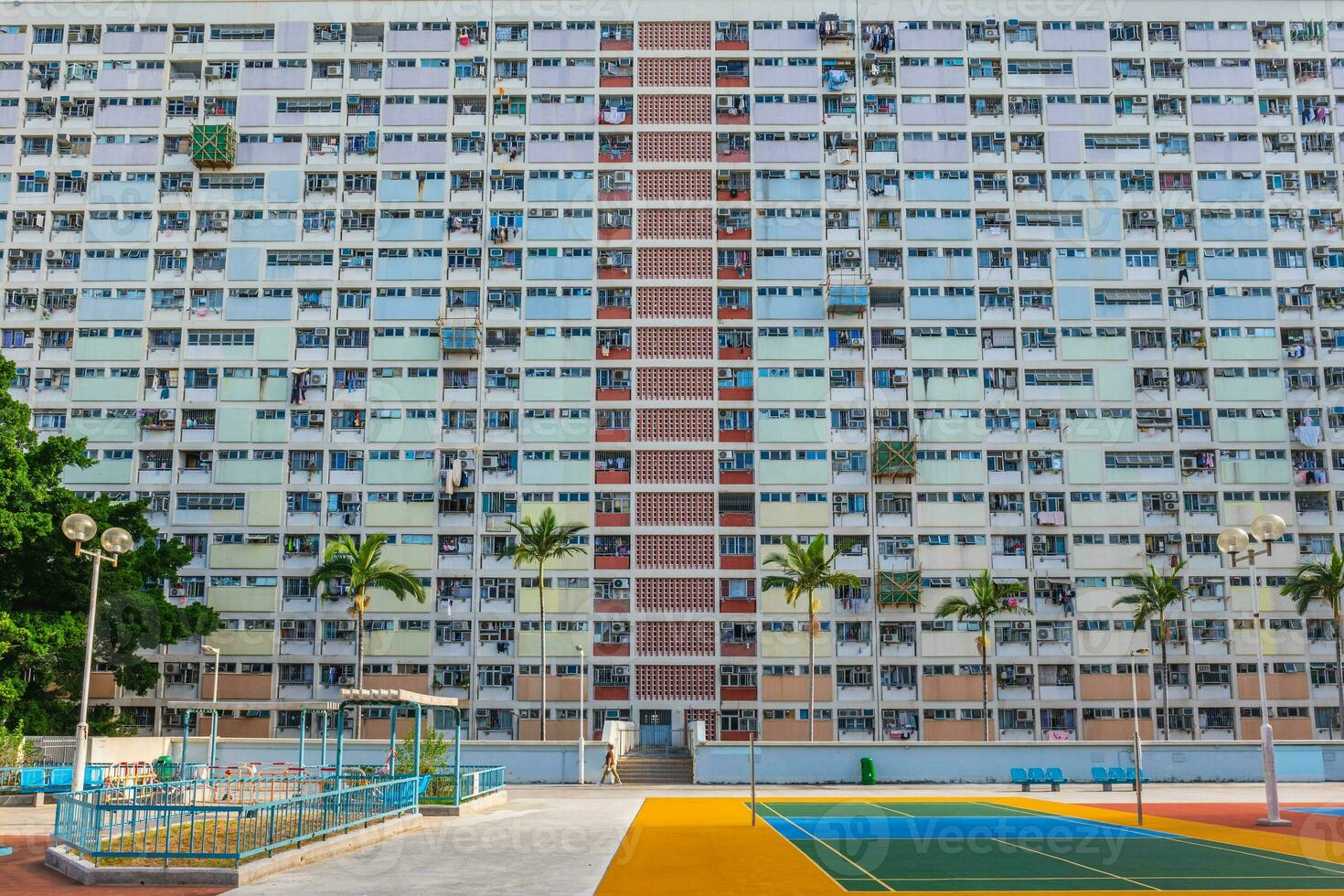 Choi Hung Estate, Rainbow Estate, located in Kowloon, Hong kong, China photo