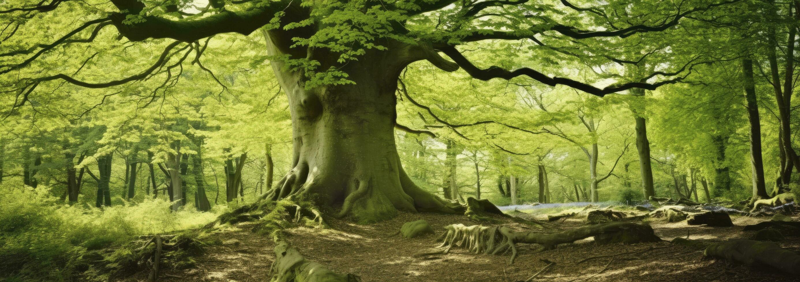 AI generated Angel Oak. AI Generated photo
