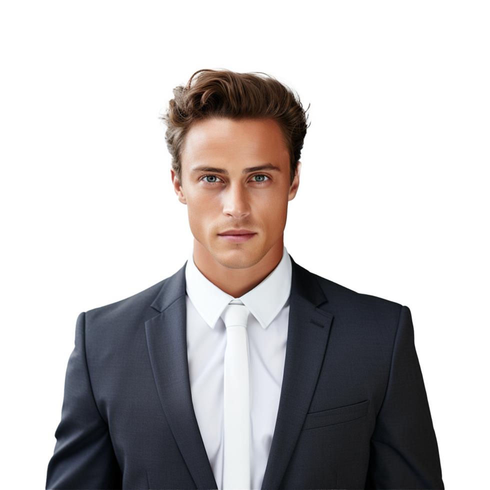 AI generated Businessman isolated on transparent background png
