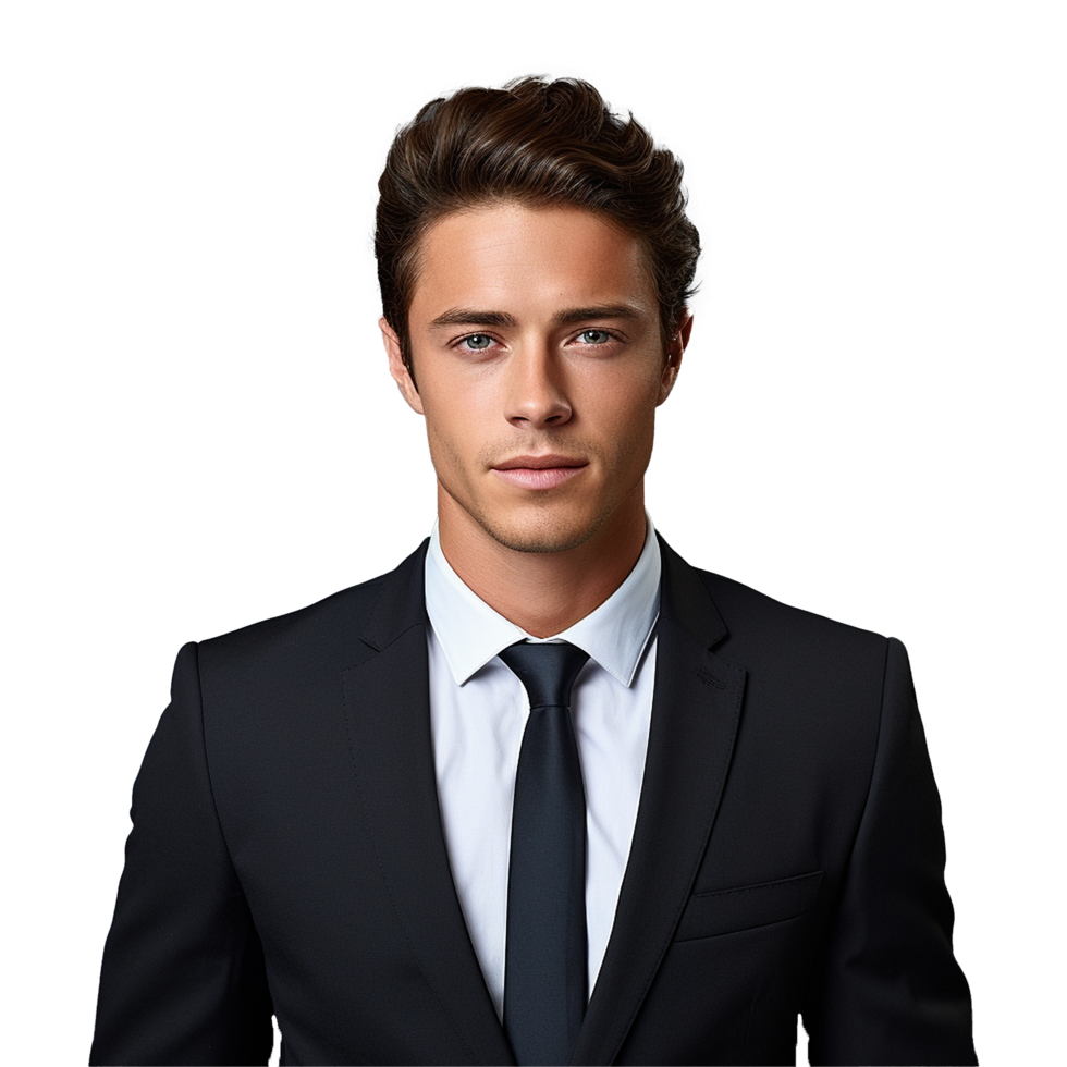 AI generated Businessman isolated on transparent background png