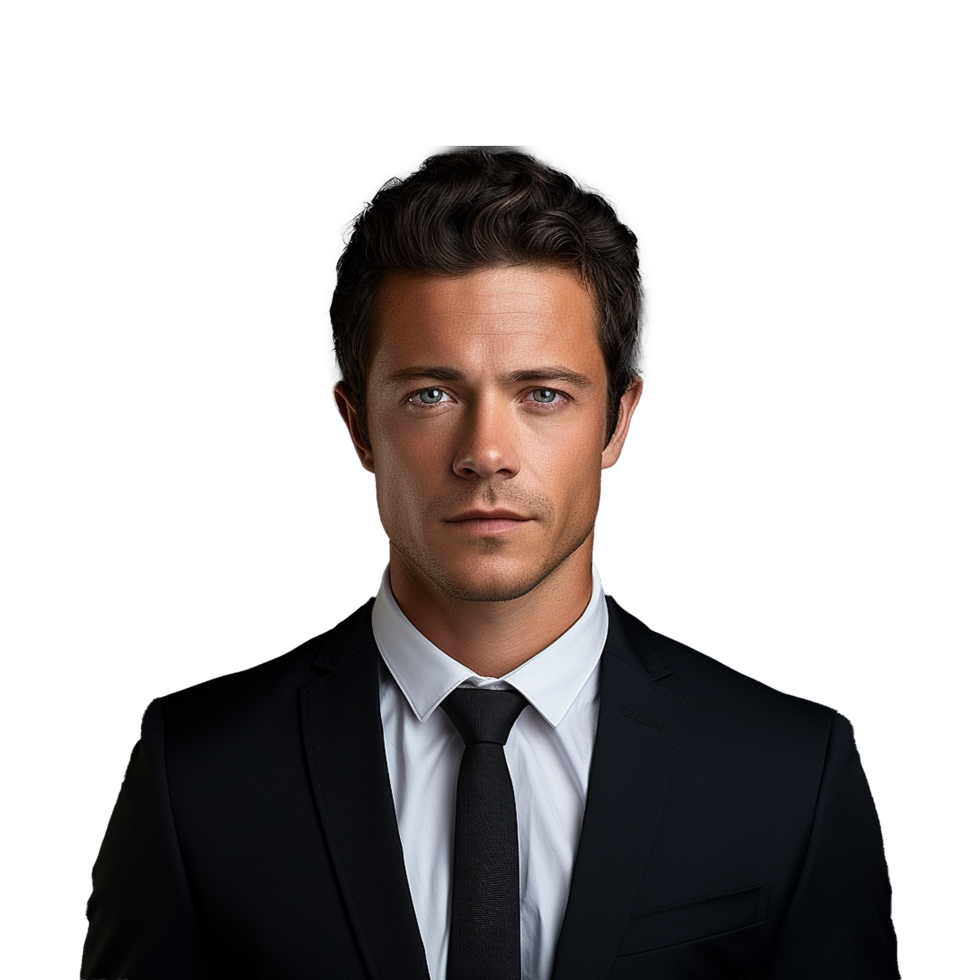 AI generated Businessman isolated on transparent background png