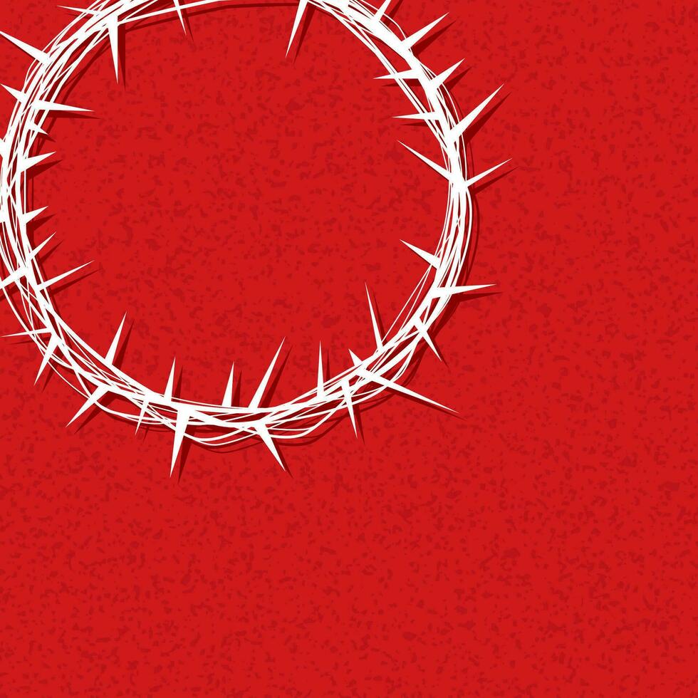 Jesus Crown of Thorns Illustration vector