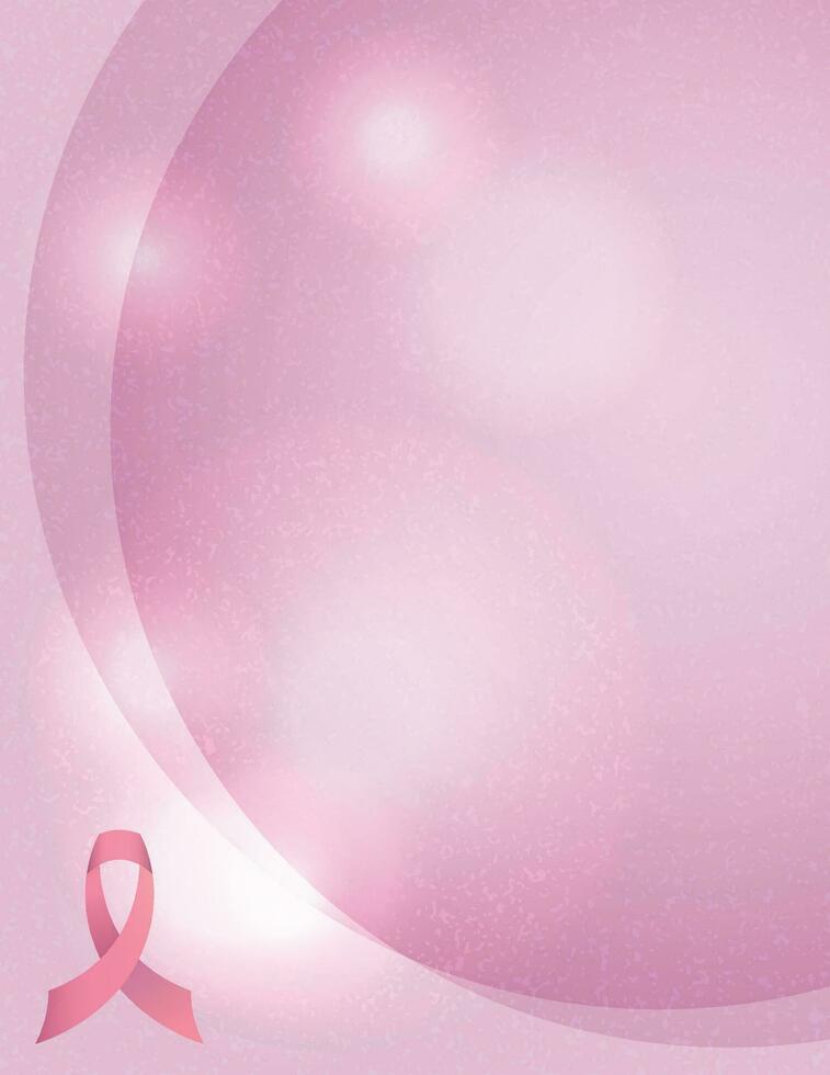 Breast Cancer Awareness Background Illustration vector