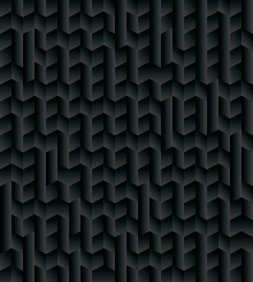 Black Abstract Geometric Pattern Background vector
