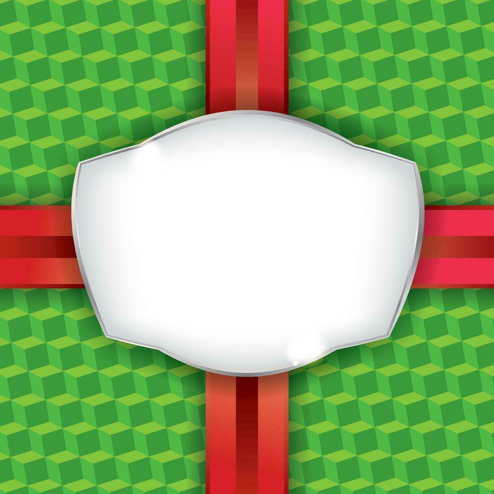 Christmas Present Wrapping Paper Background vector