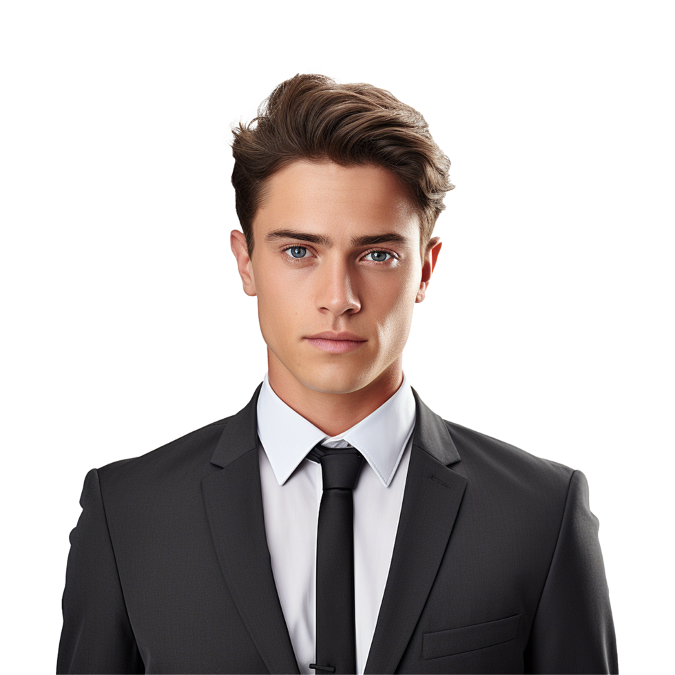 AI generated Businessman isolated on transparent background png