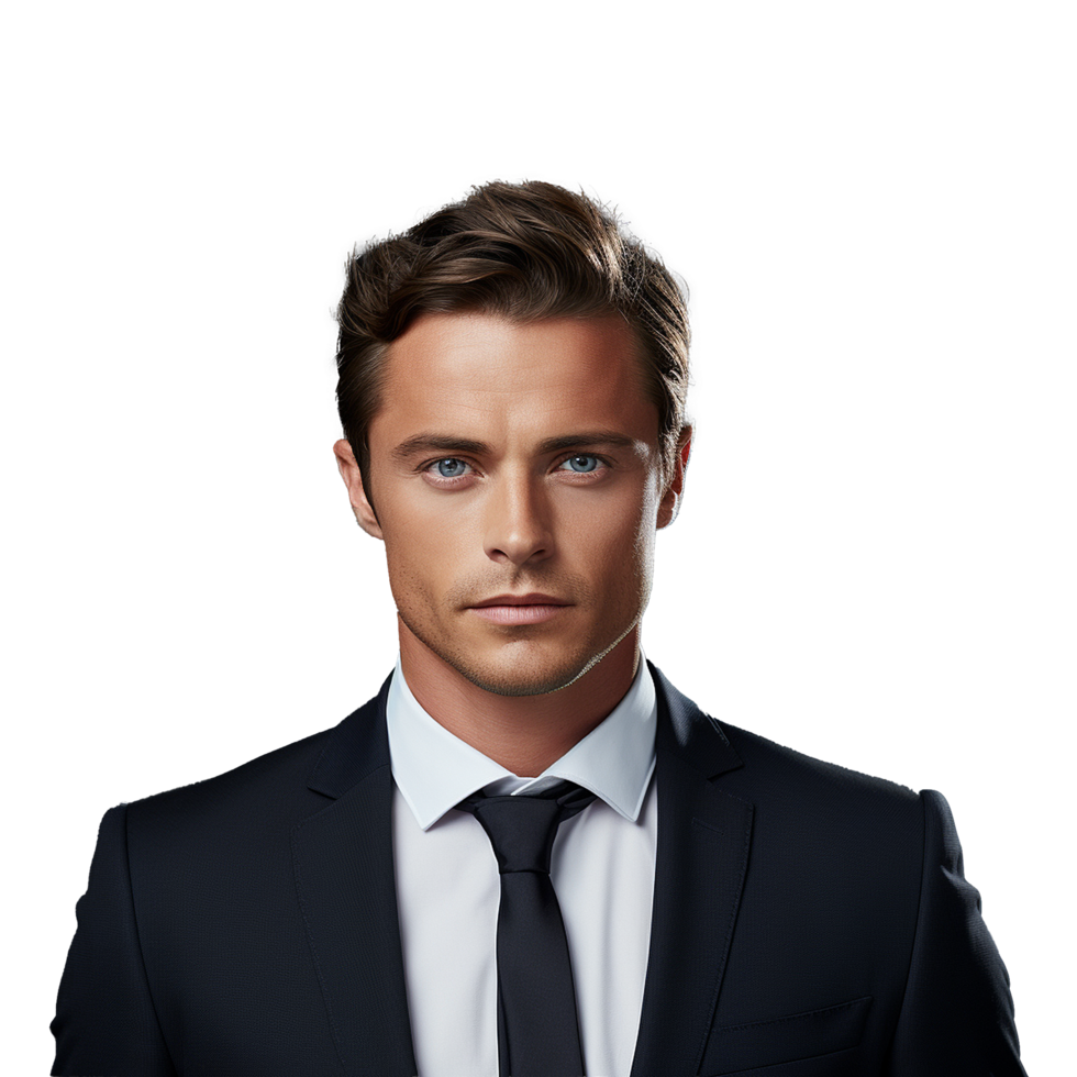 AI generated Businessman isolated on transparent background png